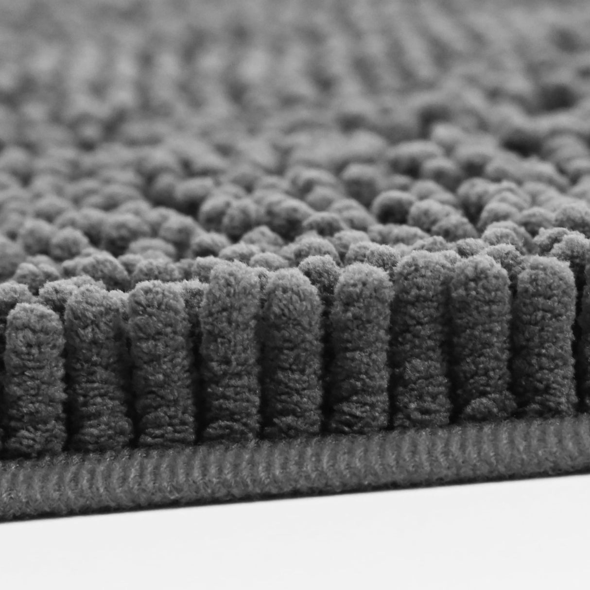Cybstrax Ultra Absorbent Dog Door Mat for Muddy Paws, 72" x 36" Chenille Mud Mat for Dogs, Quick Dry, Trap Dirt Non-Slip Machine Washable Entry Rug for Indoor Outdoor Entrance, Dark Grey