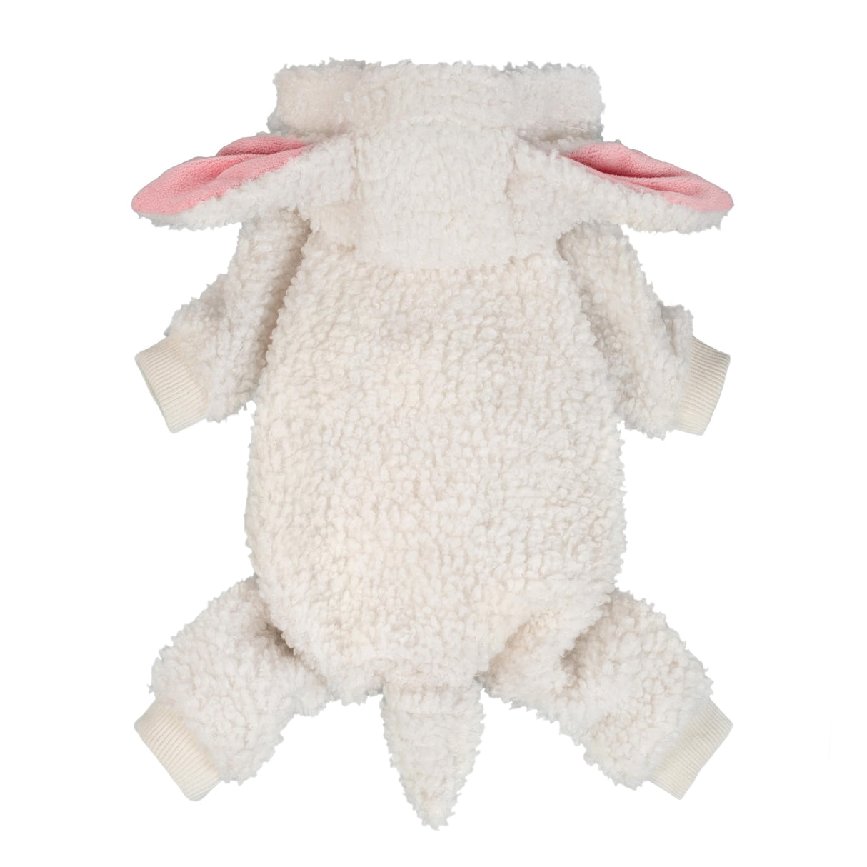Fitwarm Halloween Sheep Dog Costumes, Funny Clothes for Small Dogs Boy Girl, Pet Apparel, White, Pink, Medium