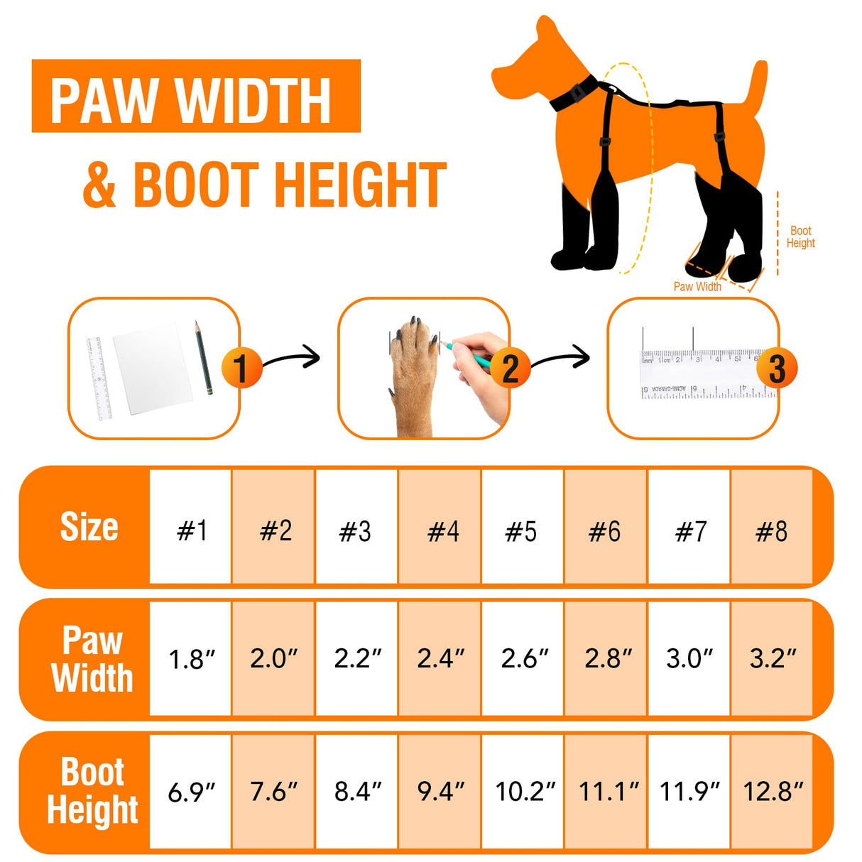 Dog Suspender Boots, Waterproof Dog Rain Boots, Puppy Snow Shoes for Winter, Anti Dirt Pants with Shoes, Adjustable Suspender Pants for Outdoor Walking & Paw Protectors