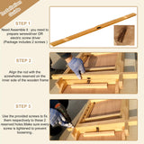 Foldable Wooden Dog Ramp & Pet Stairs - 5-Level Non-Slip Pet Steps for Dogs & Cats, Balanced Indoor/Outdoor Use