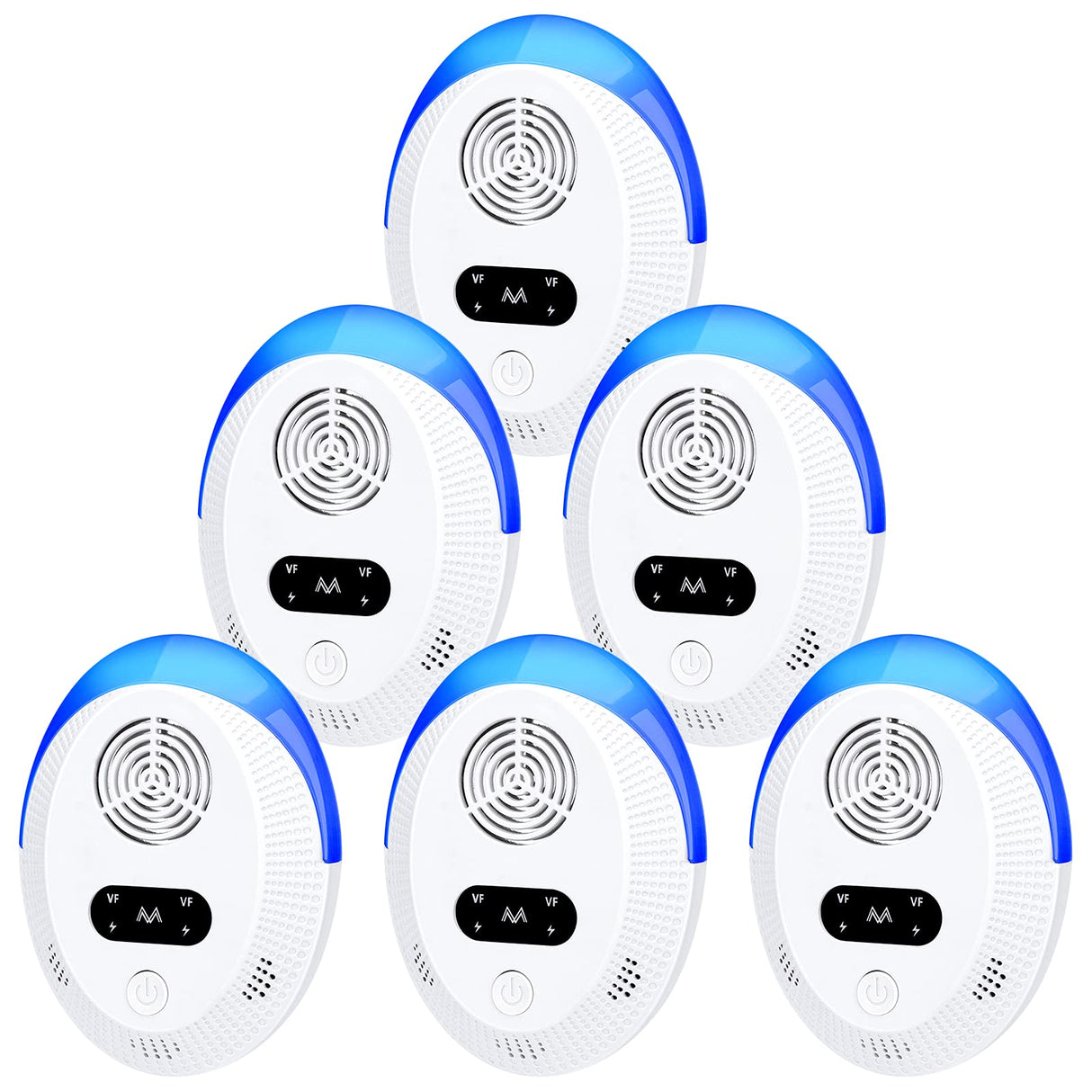 Ultrasonic Pest Repeller 6 Packs, Indoor Pest Control, Ultrasonic Pest Repellent for Home,Kitchen, Office, Warehouse, Hotel