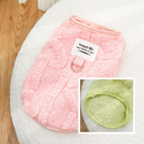 4Pcs Dog Sweatshirt for Small Medium Dogs Cute Cat Apparel Warm Fluffy Knitwear Winter Soft Skin-Friendly (S (3-5.5 lbs))