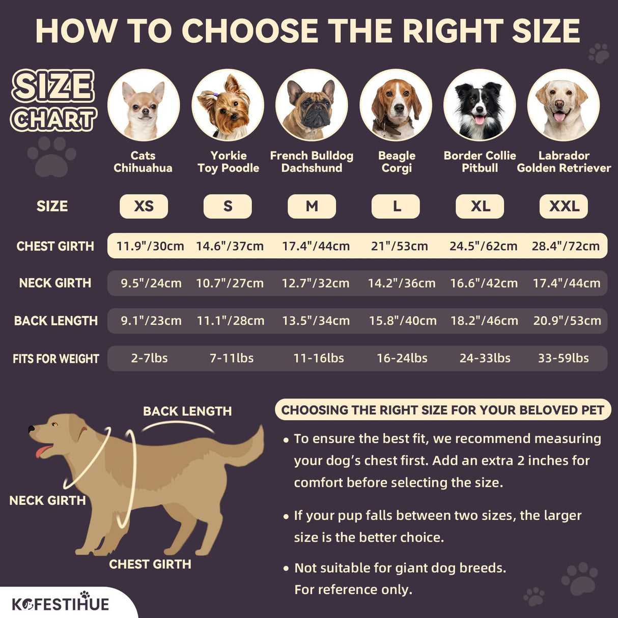 KCFESTIHUE Dog Sweater for Big Dogs Boys Girls Turtleneck Pullover Cable Knit Winter Stretch Clothes Labrador Bulldog Pitbull Doberman with Long Sleeves (XL, Purple)
