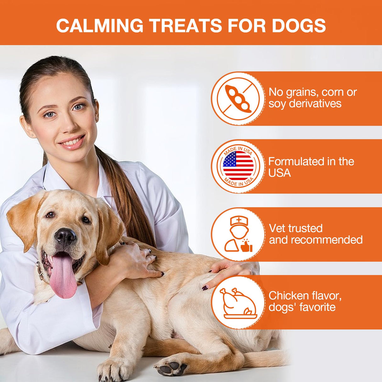 180 Counts Dog Calming Chews, B0G2QXXSBC, Anxiеty Rеlief Treats, Promote Rеlaxation, Dog Supplements for Thunderstorms, Separation, Strеss, Barking, B0G2QXXSBC