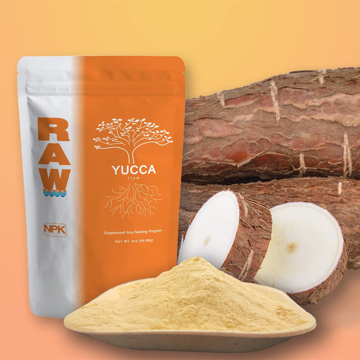 RAW Yucca 2oz - Natural Wetting Agent for Deeper Nutrient Penetration