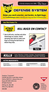 Raid Ant & Roach Killer Lavender 17.5 Ounce (Pack of 6)