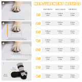 Dog Shoes for Medium Large Dogs Winter Dog Snow Boots Anti-Slip Dog Boots & Paw Protectors Warm Wool Snow Booties with Reflective for Hiking 4Pcs,Size 1