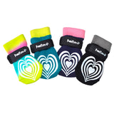 Medical Therapeutic Double Sided Non-Slip Cotton Dog Socks | PawFlex Comfy Pawz Silicone Grip on Inner Cuff No Twisting or Sliding Off | Senior & Disabled Dog Traction Control |Pet Paw Protection