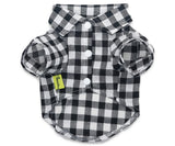 DroolingDog 3 Pack Plaid Dog Tee, Puppy Button Up Shirt, Polo T-Shirt, Breathable Summer Tee, Medium
