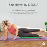 Spinefitter by Sissel, Back Stretcher for Lower-Back Pain Relief, Back-Cracking Device, Back Cracker, Upper- and Lower-Back Stretcher, Back Decompression Device, Lumbar Stretcher, Green