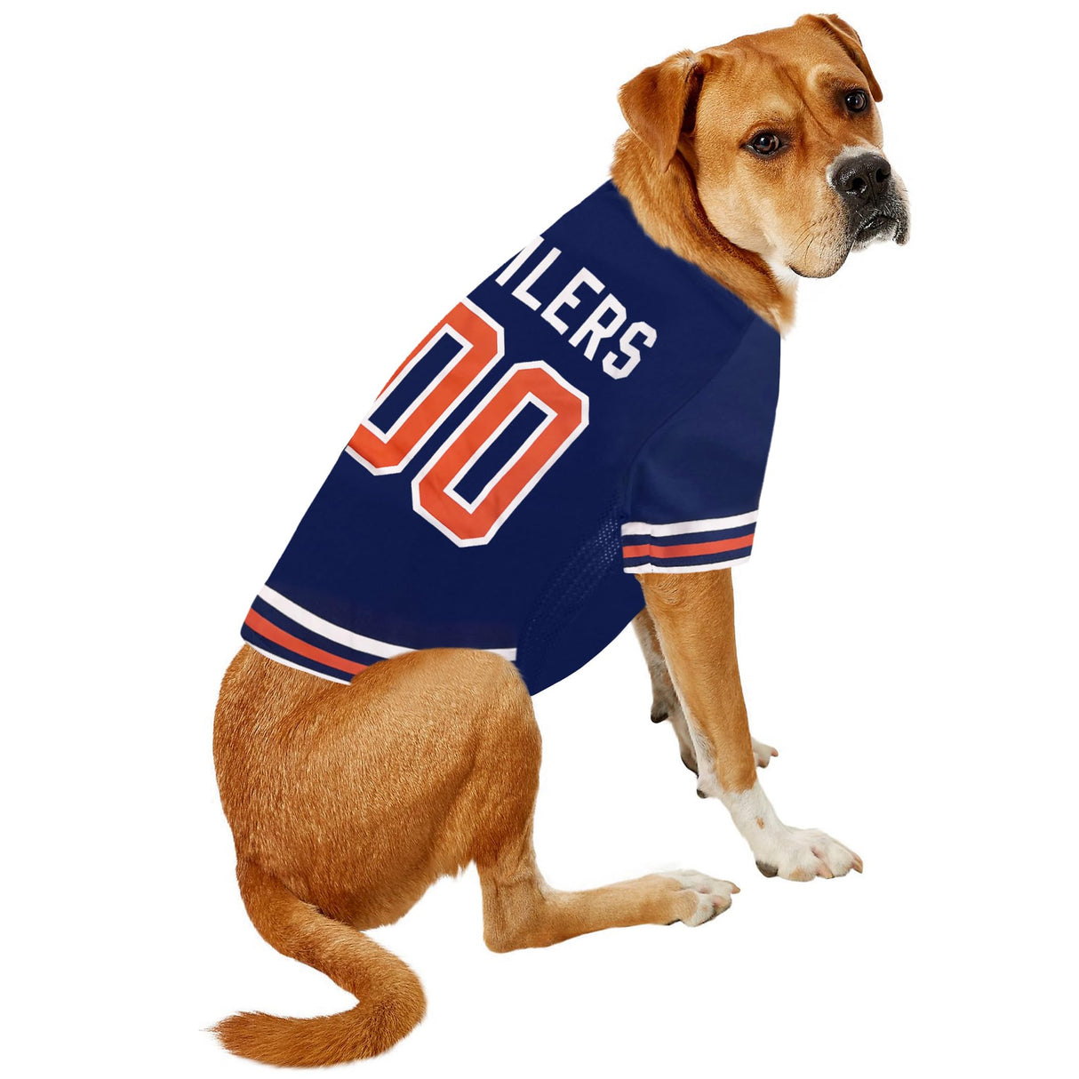 Pets First NHL Hockey Edmonton Oilers Mesh Jersey for Dogs & Cats, Size X-Small, Licensed Dog Jersey with Your Favorite Hockey Team