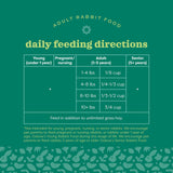 Oxbow Garden Select Rabbit Food, Adult, Made with Oxbow Timothy Hay for Rabbit, Bunny Food Pellets, Non-GMO, No Soy or Wheat, Small Animal Pet Products, Made in USA, High Fiber, 8 lb. Bag