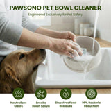 Pet Bowl Cleaner Mousse - Vet Enzyme Formula for Bird Baths & Feeders | Lick-Safe, No Residue | Works on Cat Dishes, Fountains, Toys & Birdhouses (350ml/12oz)