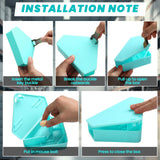 Kittmip 12 Pcs Triangle Mouse Station with Keys, Key Required Mouse Bait Station, Reusable Humane Rodent Box Against Mice Chipmunks Squirrels for Kitchen Living Room Office Warehouse (Blue)