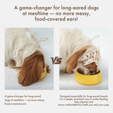 Soft Cotton Dog Headband for Cocker Spaniel, Cavalier, Springer - Adjustable Bow Pet Hair Accessory (Dog Bow Pink)