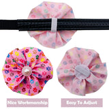 PET SHOW 100pcs Small Dog Bows Ties and Neckties Collar Bows Flowers Set 25 Paw Bone Patterns for Puppies Cat Dogs Grooming Accessories Birthday Party Costume for Groomer Pet Shop