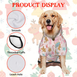 Christmas Dog Costume Hoodie for Large Dogs - Soft Pet Christmas Costumes Xmas Outfit with Leash Hole & Pocket, Funny Dog Clothes for Medium to Large Breed Boy/Girl-L