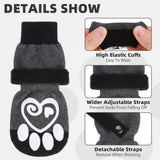 KOOLTAIL Dog Socks for Hot/Cold Pavement to Prevent Licking Paws,Dog Boots&Paw Protector for Hardwood Floors Anti Slip,Traction Control Booties for Small Medium Large Senior Dogs,XL