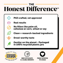 Load image into Gallery viewer, Pet Honesty Dog Allergy Itch Relief - Advanced Itch Supplement with Probiotics for Dogs - Immune Support &amp; Skin Relief for Seasonal Allergies - Natural Itchy Skin &amp; Paw Relief - (Peanut Butter, 90 Ct)
