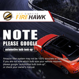 Firehawk 9005/HB3/H10/9145 LED Bulbs 40000LM 990% Brightness 6000K Cool White Plug and Play Halogen Replacement Conversion Kit 2024 Upgraded, Fog Light, Pack of 2