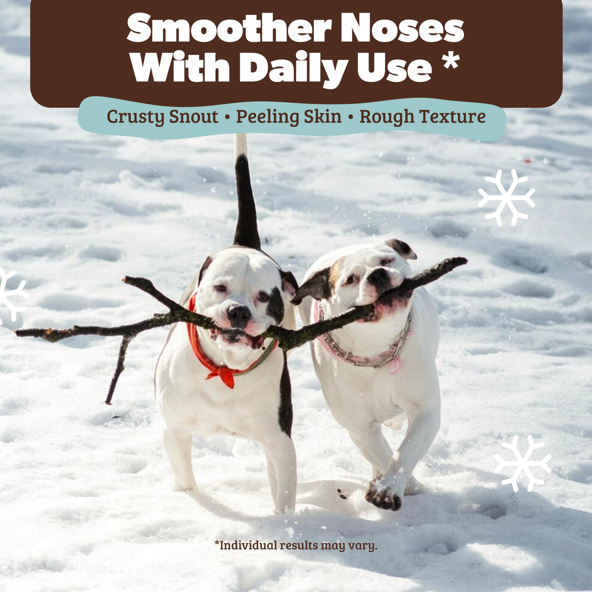 Natural Dog Company Snout Soother Balm – Dog Nose Balm for Dry Cracked Snouts, Moisturizing Winter Nose Care with Coconut Oil & Shea Butter, Lick Safe Dog Snout Balm for All Breeds, 2 oz Stick