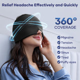 Qnoon Migraine Relief Cap, Migraine Headache Relief Cap Hat Mask Products, Cooling Gel Hat Head Wrap for Migraine, Tension, Stress & Puffy Eyes,Natural Therapy for Instant Headache Relief