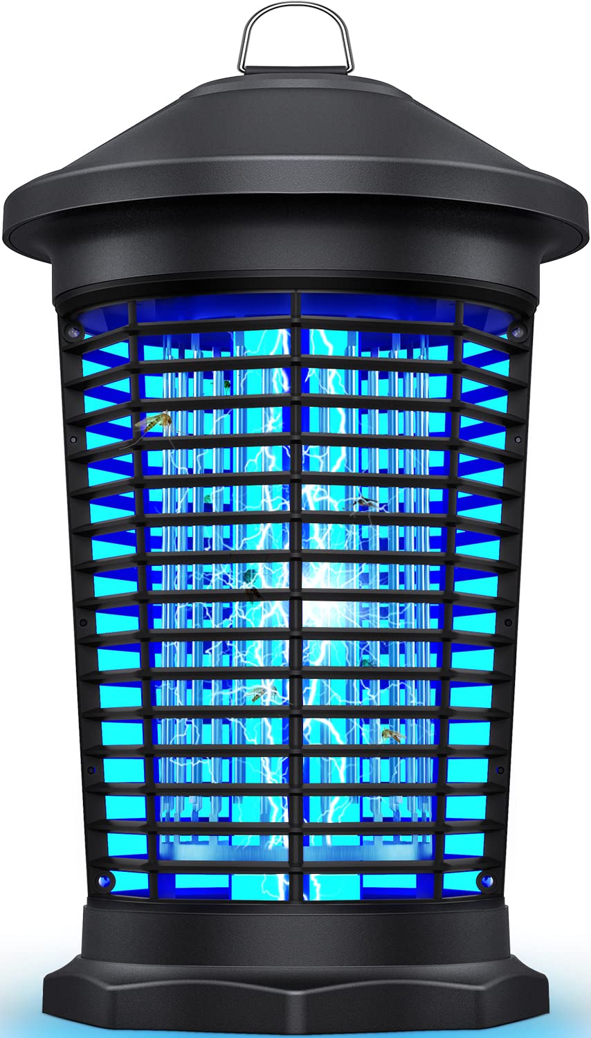 Bug Zapper Outdoor, Mosquito Zapper Indoor with 4000V High Powered, Electric Fly Zapper, Mosquito Killer Traps for Home, Kitchen, Backyard, Patio