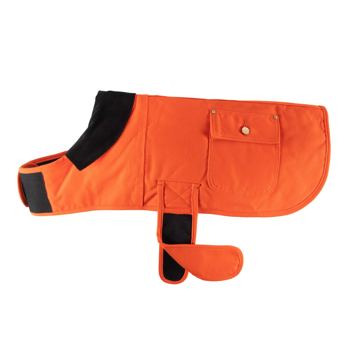 Carhartt Firm Duck Insulated Dog Chore Coat, Durable Weather Resistant Coat for Cold and Windy Conditions, Contains PFAS (Hunter Orange), Medium