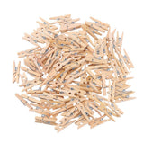 Sturdy 1 Inch Mini Wooden Craft Clothespins 100pcs