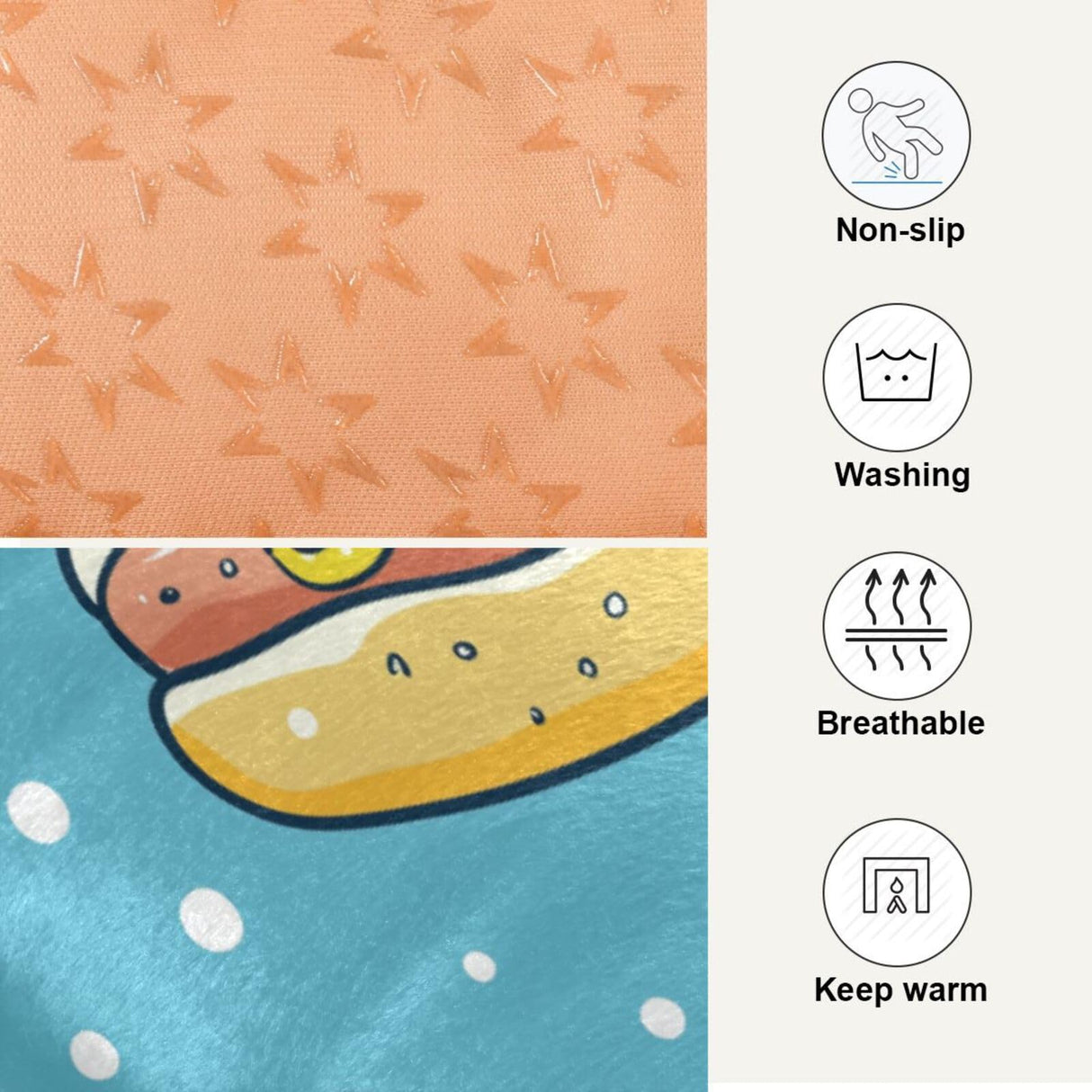 Sletend Pet Bed Hot Dog Dog Bed Mat Absorbing Non Slip Pad Pet Sleeping Mat for Small, Medium, and Large Dogs Puppy Cat 36 in x 24 in