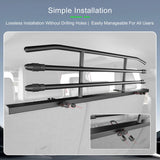 xipoqix Dog Car Barrier Compatible with 2025 2026 Toyota 4Runner Trunk Cargo Pet Barrier Carbon Steel Behind 2nd Row Pet Divider Gate Replacement for 2025 2026 Toyota 4Runner Accessories
