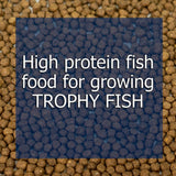 Natural Waterscapes Game Fish Food Variety | Pond and Lake Fish Food Pellets | 22 lb Bag | Feed to Bass, Bluegill, Trout, Catfish, tilapia | Floating Pellets