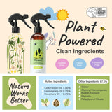kin+kind Plant Based Flea and Tick Spray for Dogs and Cats – Essential Oil Formula with Lemongrass – Flea and Tick Prevention for Cats, Kittens, Puppies & Dogs - Pet Supplies - Family Safe – 12 fl oz