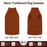 AOFITEE XL Dog Sweater, Extra Large Dog Sweater Girl Boy, Warm Turtleneck Fall Dog Sweaters Girl Boy, Green Dogs Christmas Sweaters Pet Knitwear, Soft Pullover for Beagle, Weimaraner, Dalmation, XL