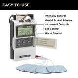 TENS 7000 Digital TENS Unit with Accessories and 48 Electrode Pads - TENS Unit Muscle Stimulator for Back Pain Relief, General Pain Relief, Neck Pain, Sciatica Pain Relief, Nerve Pain Relief