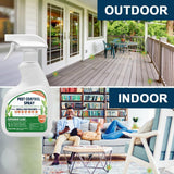 TSCTBA Pest Control Spray, Indoor Pest Control Mint Spray for Home and Kitchen - Fly, Ant, Spider, Roach, Flea, Bug and Mosquito Repellent, All Natural, Safely and Effectively - 12.5 OZ