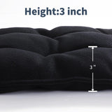 MABOZOO Chew Proof Indestructible Dog Beds for Aggressive Chewers,Durable Dog Crate Pad,Washable Tough Pet Mats for Kennel,Black,M 18x29 in