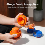 Cheerble Smart Interactive Dog Toy, Wicked Ball Rolly, Automatic Moving, Bouncing, Rotating, E-TPU Material, Active Rolling Interactive Dog Ball for Medium and Large Dogs (Blue)