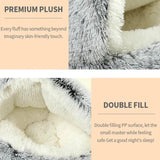 Cozy Cocoon Pet Bed for Dogs,Dog Bed with Hood,Small Dog Bed with Cover Cave,Cozy Cave Pet Beds for Small Medium Large (Coffee, Small)