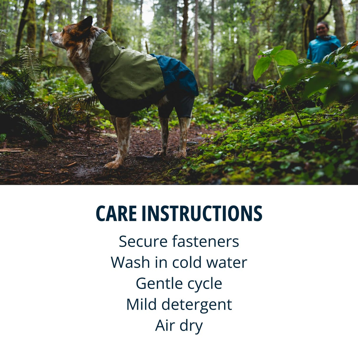 Ruffwear, Sun Shower Dog Raincoat Coverall, Waterproof & Windproof All-Weather Jacket with Full Coverage & Leg Straps, Lightweight & Reflective Dog Gear, Midnight Blue, XX-Small