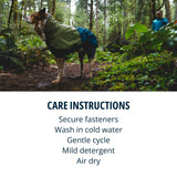 Ruffwear, Sun Shower Dog Raincoat Coverall, Waterproof & Windproof All-Weather Jacket with Full Coverage & Leg Straps, Lightweight & Reflective Dog Gear, Midnight Blue, XX-Small
