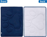 Dog Crate Pad(30"x 48"), Mats for Sleeping, Breathable Crate Bed Pad,Dark Colored to Hide Stains, Navy