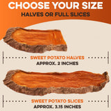 BRUTUS & BARNABY Sweet Potato Dog Treats – Support Sensitive Stomachs with USA-Grown, Hypoallergenic Treats That Smell as Good as They Taste
