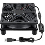 Cooling Case Fan for Receiver Xbox TV Box Router 120mm x 25mm 5V USB