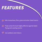 Bonide Mosquito Beater Yard Fog, 15 oz Ready-to-Use Aerosol Spray for Indoors & Outdoors, Kills Mosquitoes, Flies & Gnats