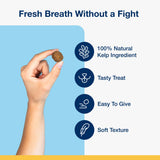 ProDen PlaqueOff Soft Chews with Natural Kelp - for Large & Giant Breed Dogs - Supports Normal, Healthy Teeth, Gums, and Breath Odor in Dogs - 90 Soft Chews