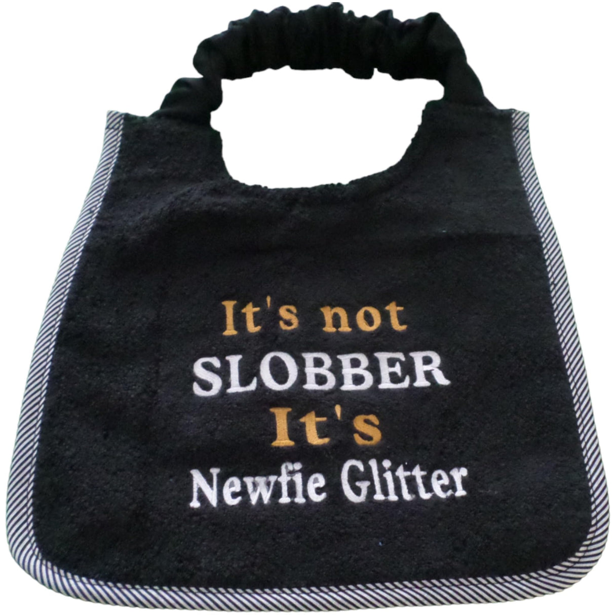 Unique Handmade Newfoundland Dog Bib - Personalized Colors, Waterproof Backing, and Adjustable Fit for all breeds - stylish - choose your size - newfy glitter