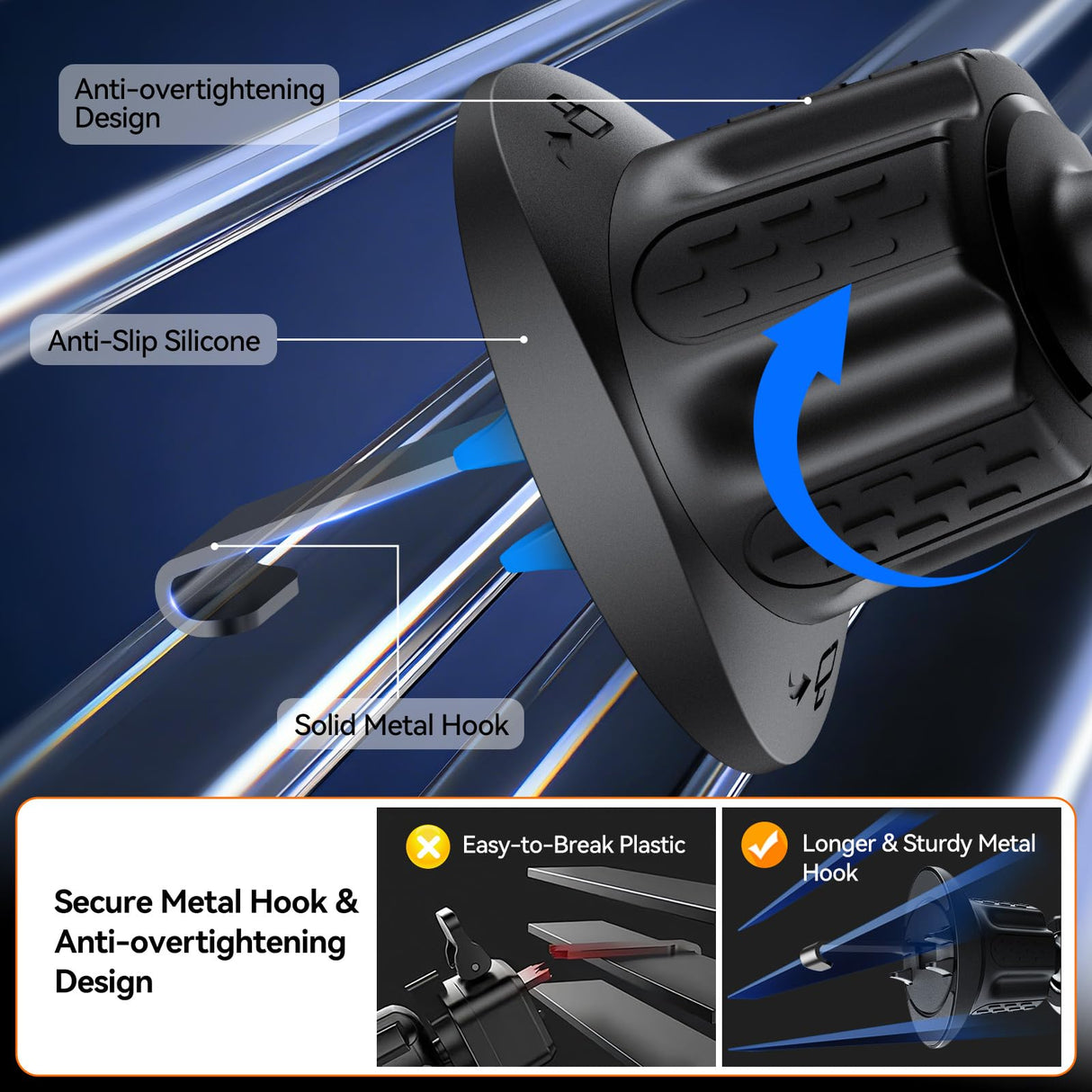 MagSafe Car Mount,【22 N55 Super Magnets】 Magnetic Phone Holder for Car Air Vent, Cell Phone Mount Car Accessories Compatible with iPhone 17 16 15 14 13 12 Pro Max