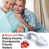 NLAAHCE Grab Bars for Shower Heavy-Duty(2Pack)12-Inch ADA Compliant Shower Grab Bars for Seniors Shower Handles for Elderly Suction Air-Tight® Handicap Safety Handrail Bathroom Bathtubs Showers Toilet