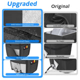 Hot Tub Spa Heater Pump Cover,Waterproof 600D Oxford Fabric Aluminum Film Insulated Cover,Inflatable Hot Tub Spa Heater Pump,Easy Installation with Zipper and Adhesive Straps,Black,Square